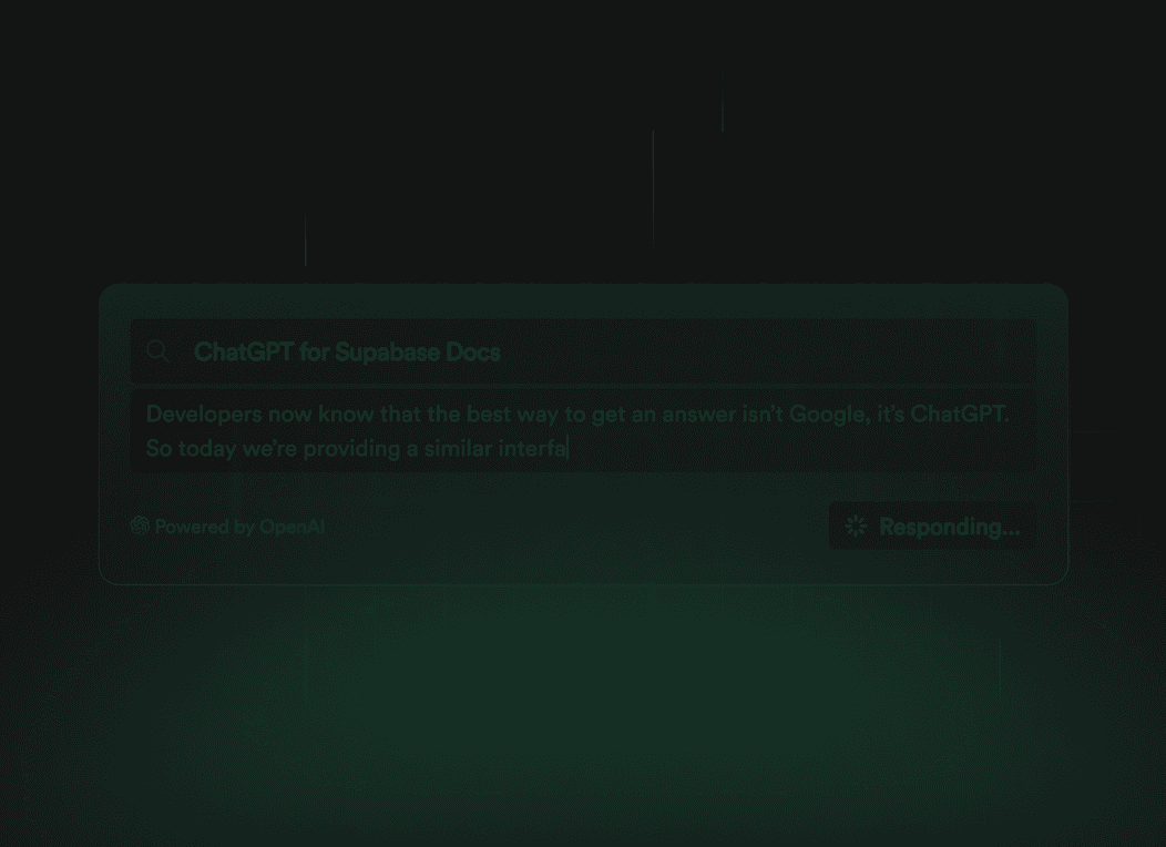Supabase Clippy: ChatGPT for Supabase Docs